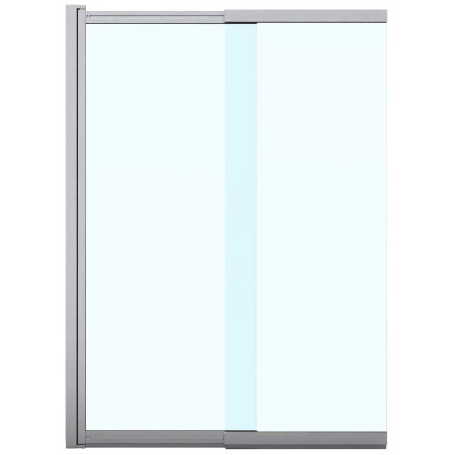 Шторка для ванны Azario Merrit Easy Clean раздвижная прозрачное стекло 5 мм цвет профиля серебро AZ-NF6122 800 80х140 см