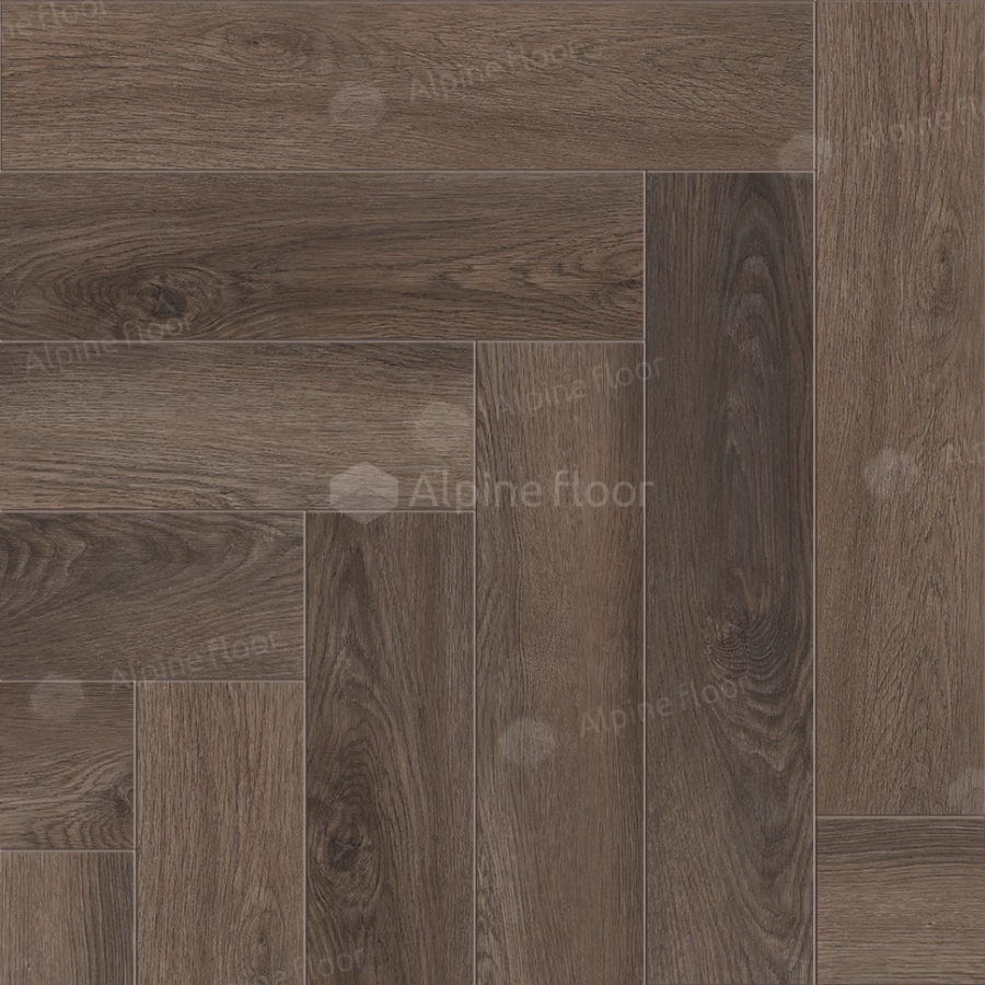 Плитка кварцвиниловая Alpine Floor Parquet LVT Фафнир ECO 16-16 43 класс 2.5 мм 2.2278 кв.м. 59х11.8 см
