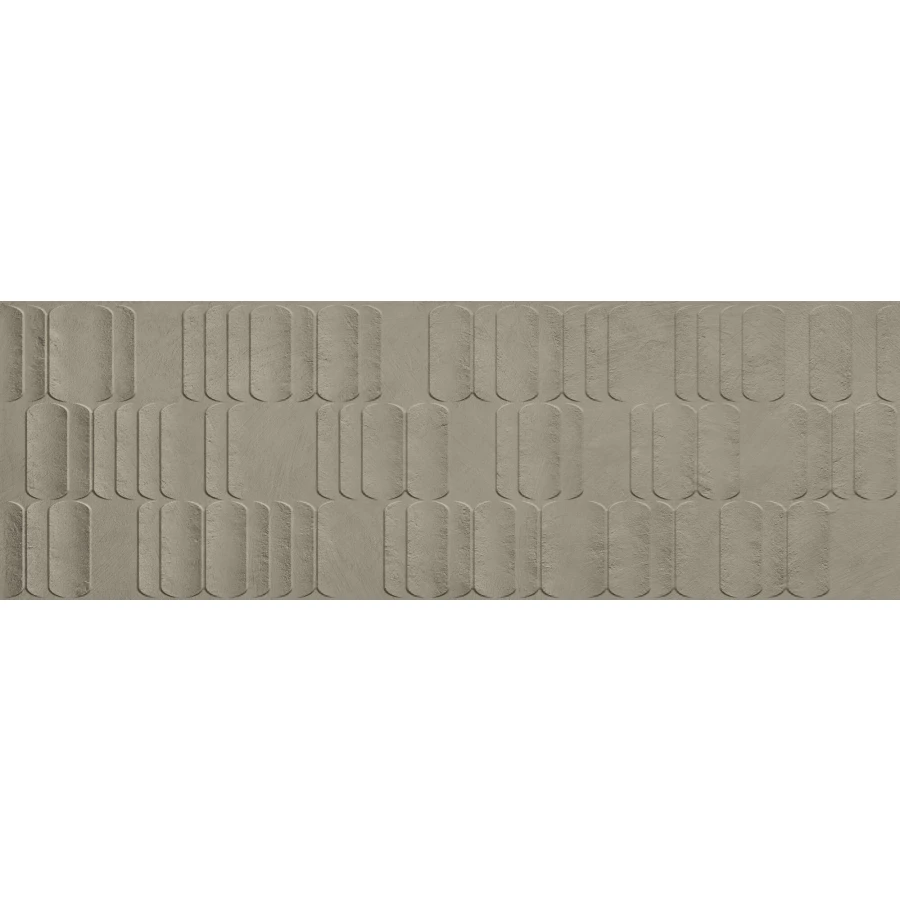 Плитка настенная Ape Ceramica Verse Llich Mud Rect матовая коричневая A044655 120x40 см