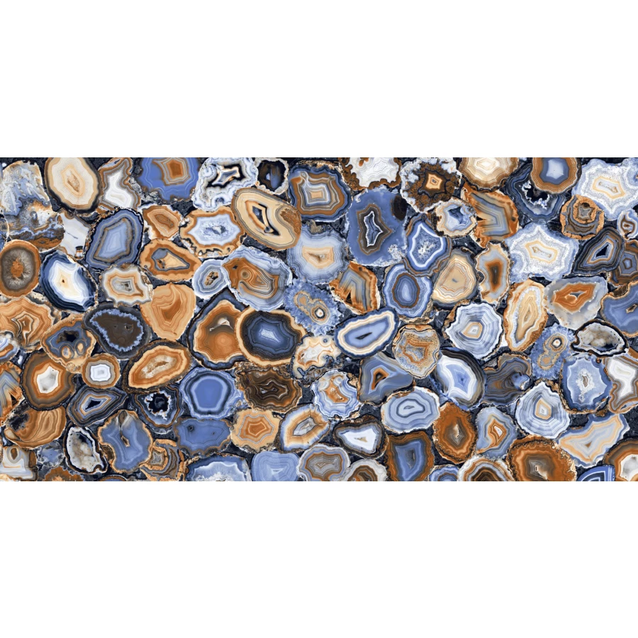 Керамогранит Tilekraft Azul Agatha Onyx HG Polishe 120х60 см