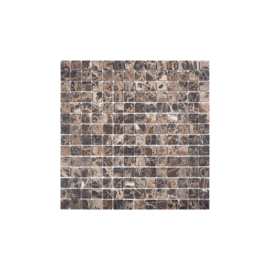 Мозаика Starmosaic Dark Emperador Matt нат. мрамор коричневый 30,5x30,5 см