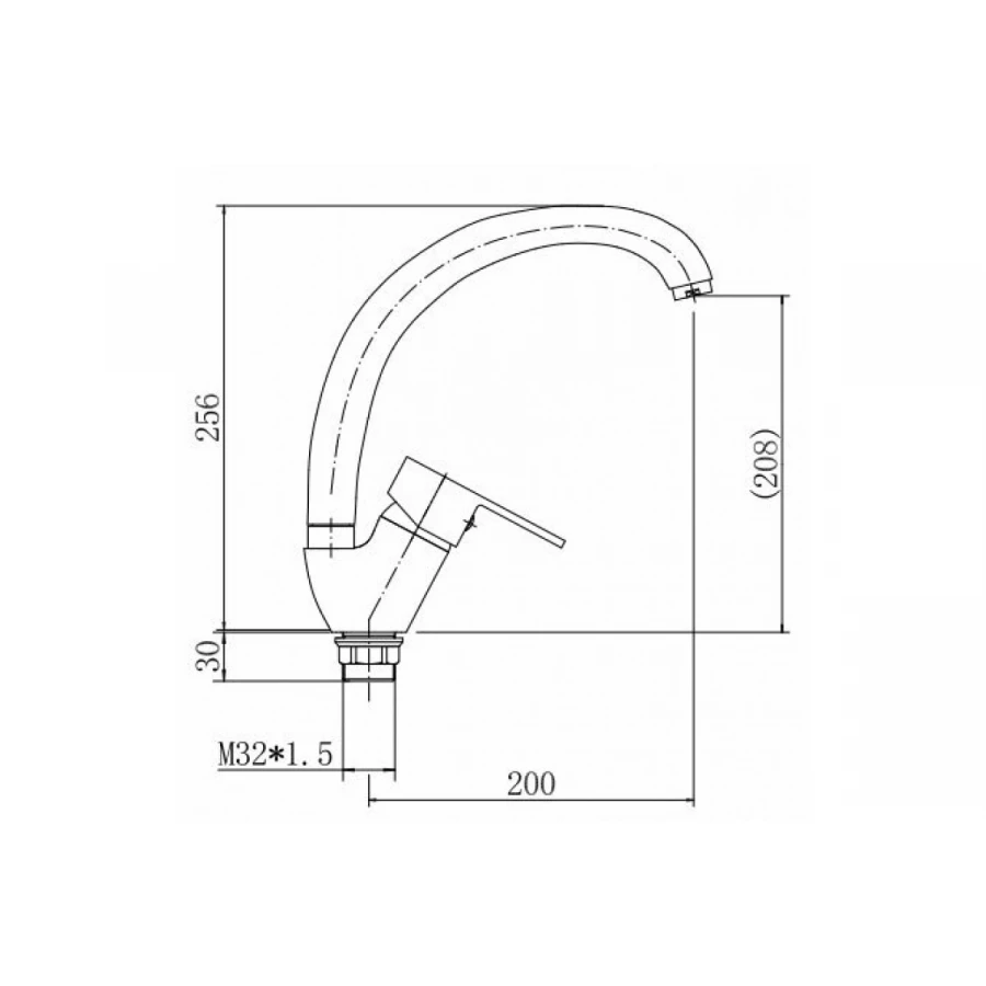 Смеситель для кухни Fashun A4130-4