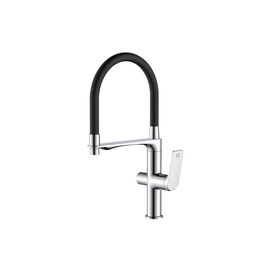 Смеситель Haiba для кухни с подключением фильтра воды хром HB76816