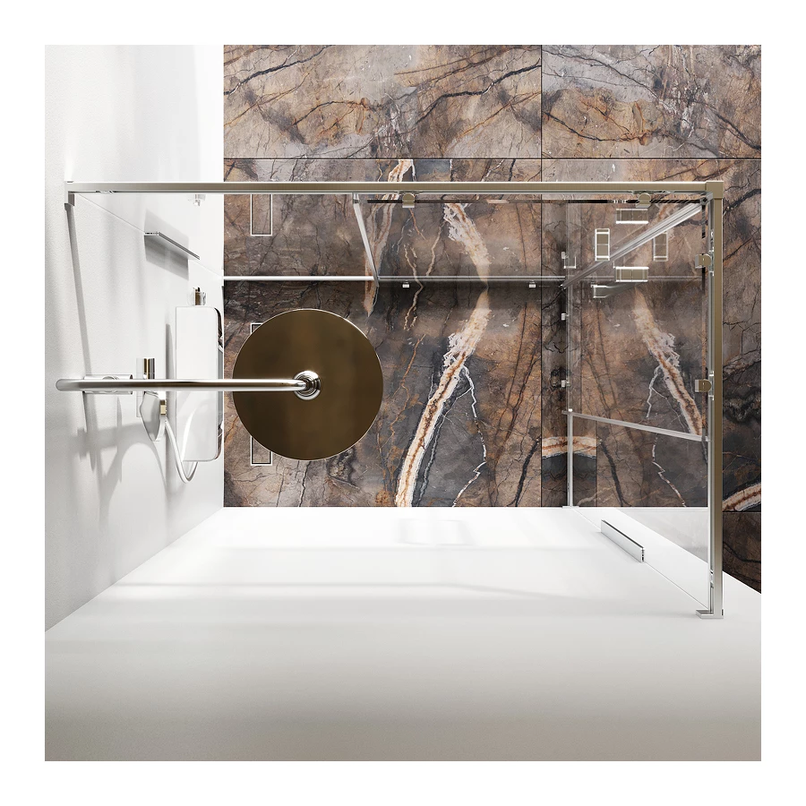 Душевое ограждение Am Pm Func без поддона W84G-403-12080-MТ 120х80 см