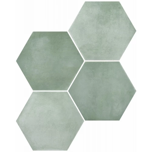 Керамогранит Durstone SIX Cementine Aqua глазурованный матовый 27х23 см