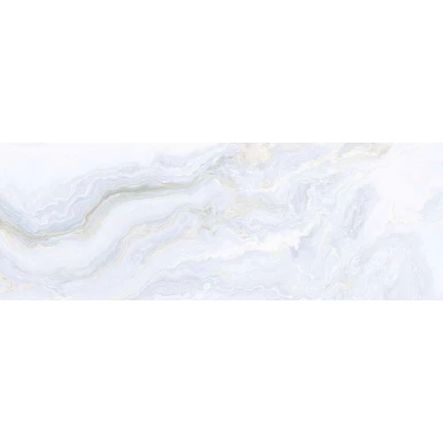 Плитка настенная Primavera Hypnose Light Aqua A Glossy глянцевая белая GL18A 90х30 см