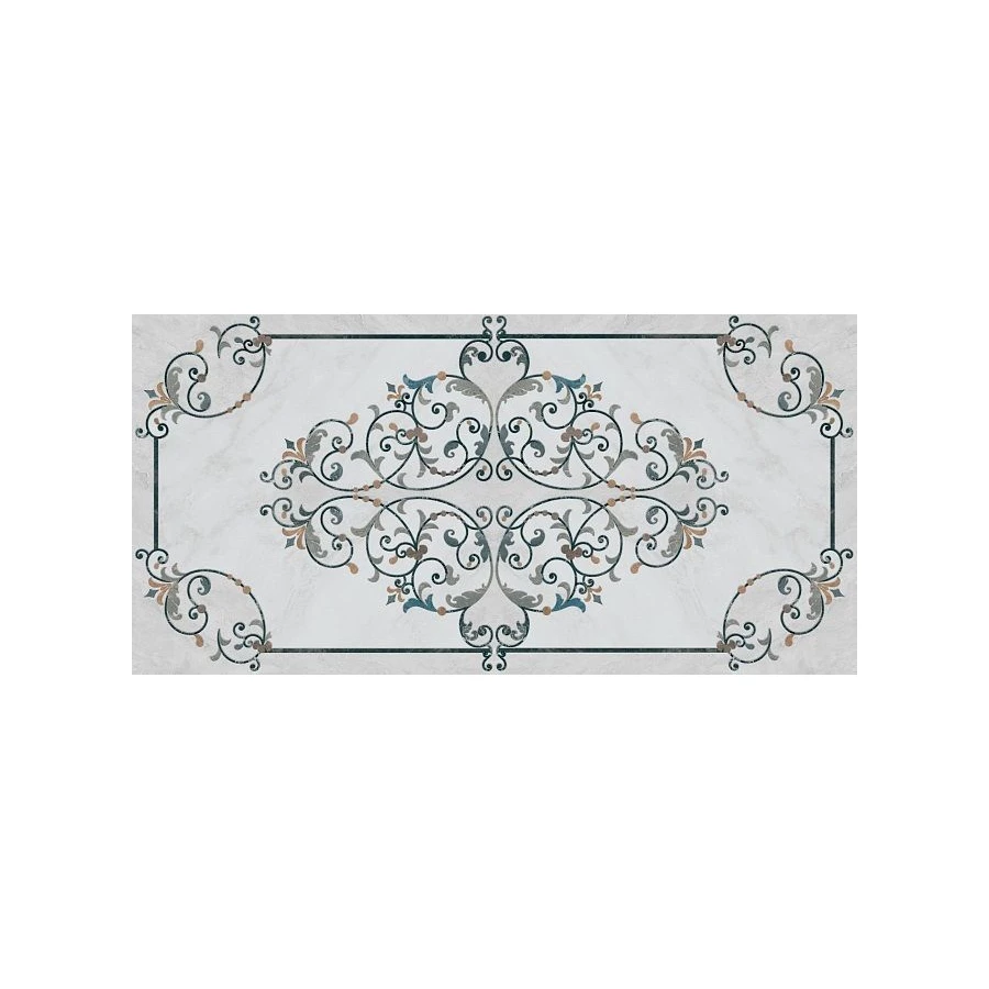 Керамогранит Kerama Marazzi Парнас декорированный лаппатированный белый 80х160 см