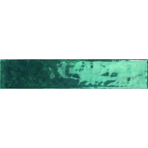 Плитка настенная Monopole San Remo Turquoise глянцевая бирюзовая 25x5 см