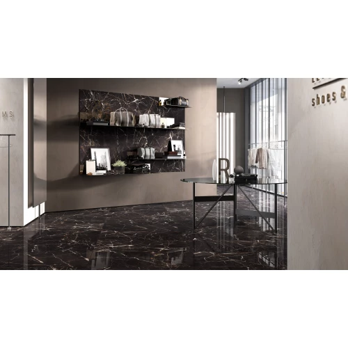 Керамогранит Rondine Canova Emperador Ret матовый черный J88478 120x60 см