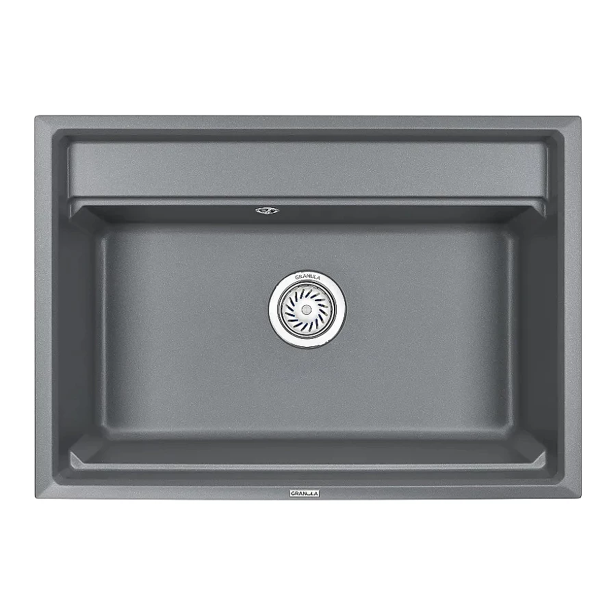 Кухонная мойка Granula Kitchen Space 7301 алюминиум