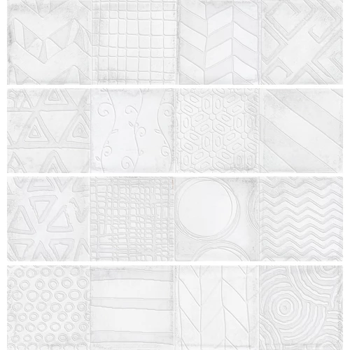 Плитка настенная Cifre Alchimia Decor White 30х7,5 см