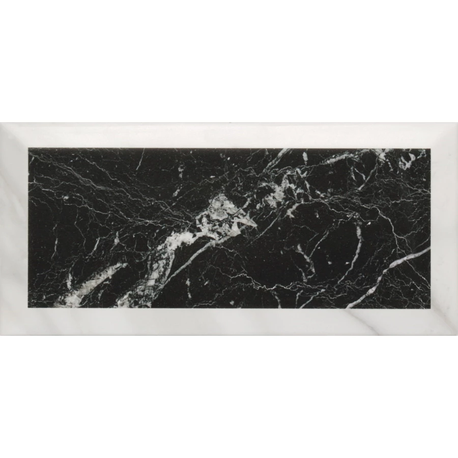 Плитка настенная ZYX Metropolitain Museum Black Brillo 219688 20х10 см