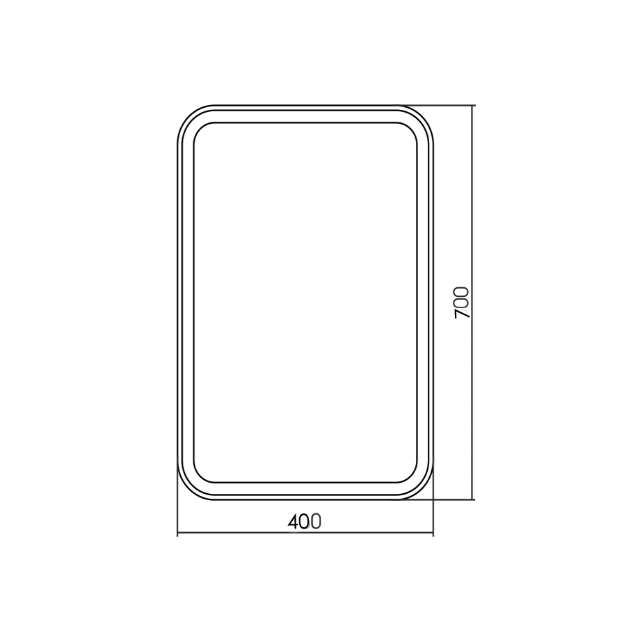 Зеркало Silver Mirrors Сиеста ФР-00002409 40x70 см
