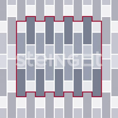 Тротуарная плитка Steingot Маринталь Белый 4722 60 мм