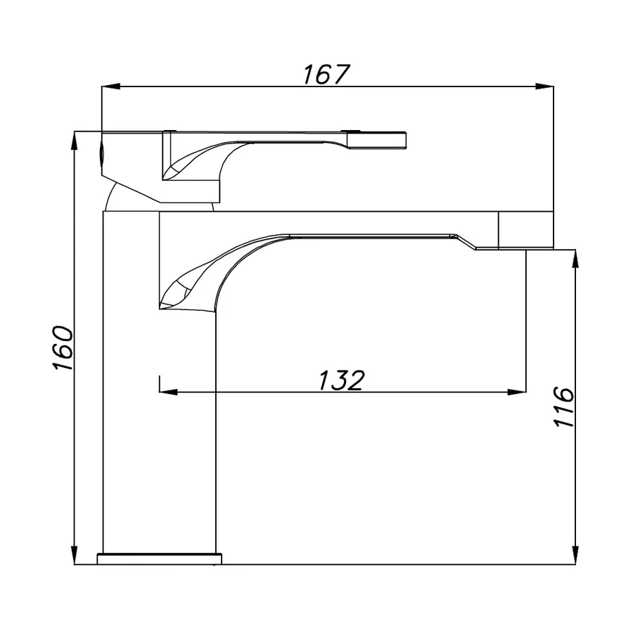 Смеситель для раковины Azario Viano хром AZ-15834521