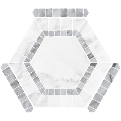 Керамогранит Monopole Avant Ibiza White 25х22 см