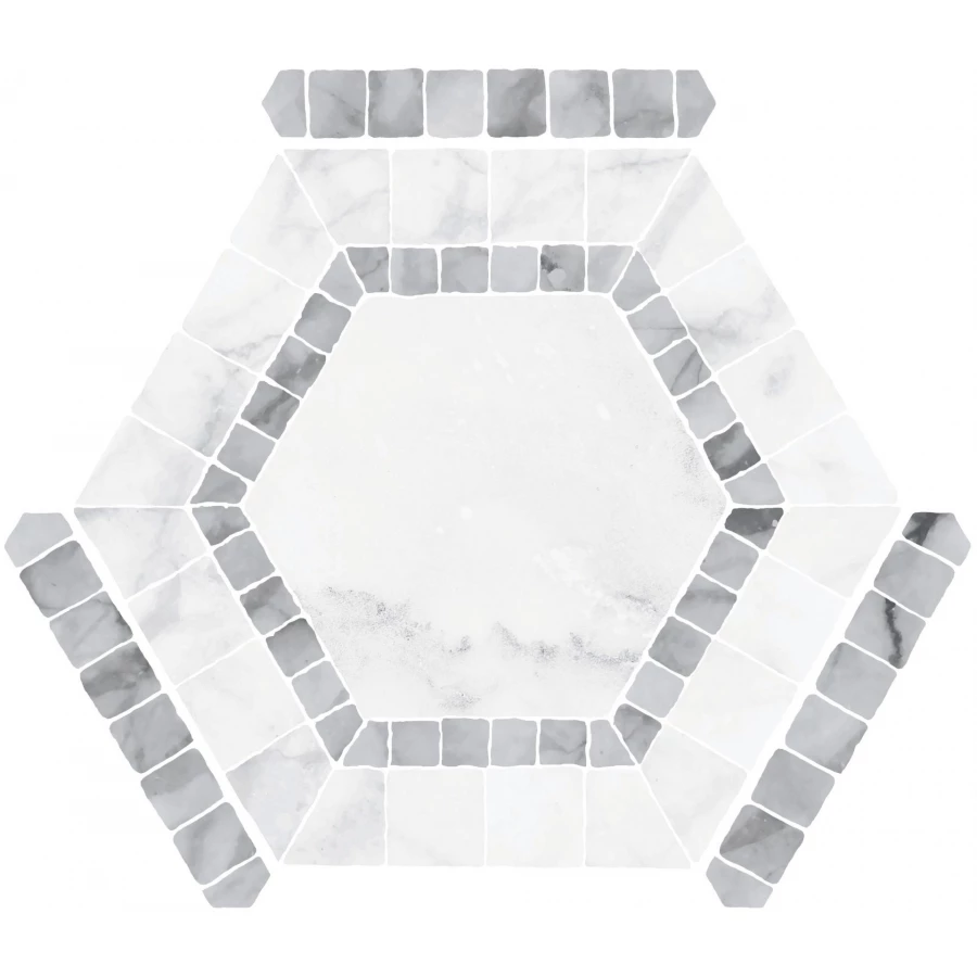 Керамогранит Monopole Avant Ibiza White 25х22 см