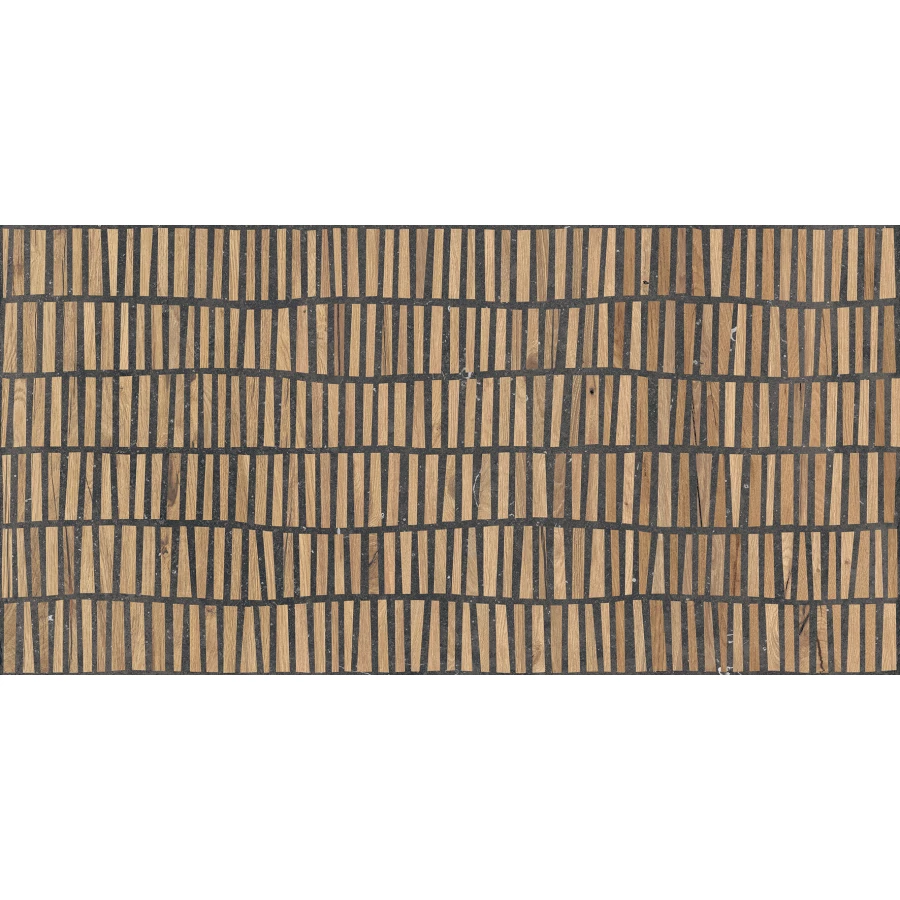 Керамогранит Flaviker Nordik Stone Domino black nat rett 0004880 120х60 см