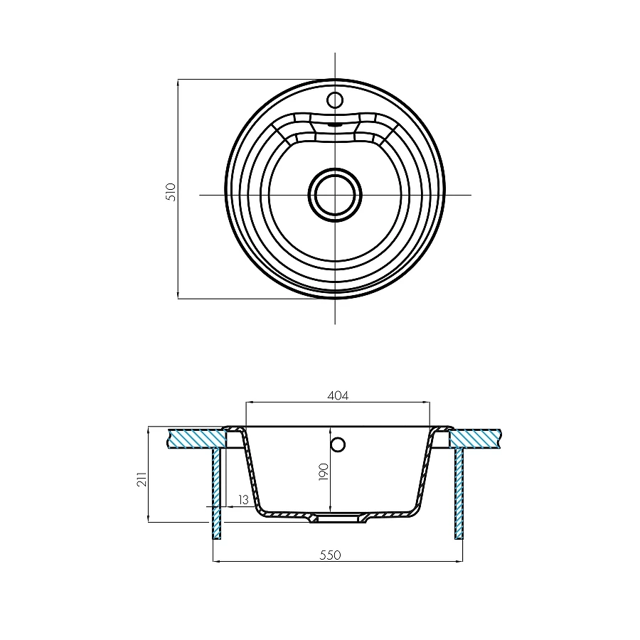 Кухонная мойка Акватон Мида жемчуг 1A712732MD240
