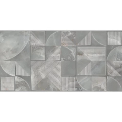 Плитка настенная Azori Opale grey struttura 508921101 63х31,5 см
