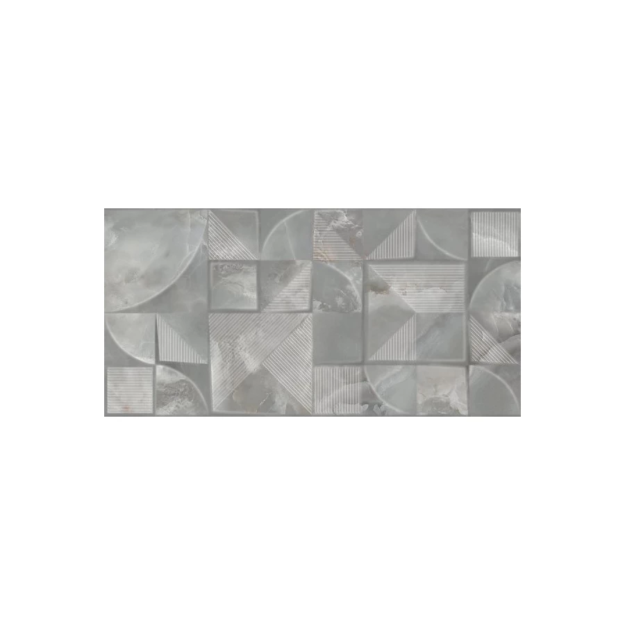 Плитка настенная Azori Opale grey struttura 508921101 63х31,5 см