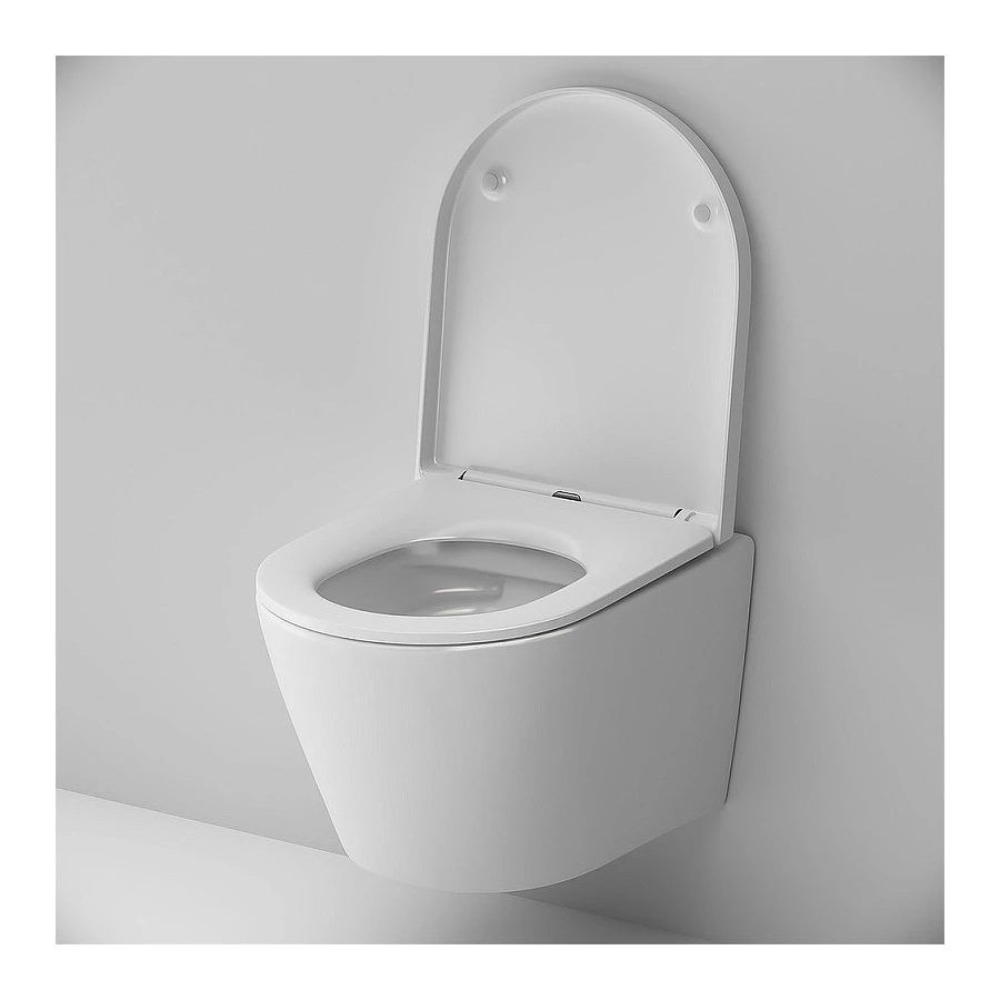 Унитаз подвесной Am Pm Sense FlashClean с сиденьем микролифт C741701SC