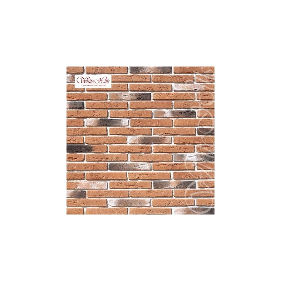 Плитка под кирпич White Hills Остия Брик 380-50 29х4,9х1,7-2,0 см