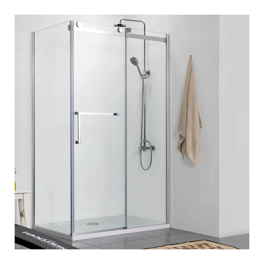Душевое ограждение Azario Vancouver R без поддона прозрачное стекло 8 мм цвет профиля серебро AZ-NKF1131-R 900 90х120х200 см