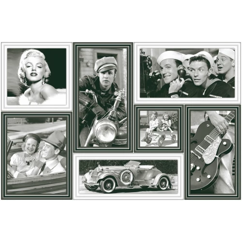 Декор InterCerama Grani Монро серый 35*23 см