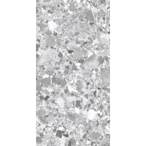 Керамогранит Creanza Terragona Silver Solido матовый с микрогранулами серый SL1004-A 120х60 см