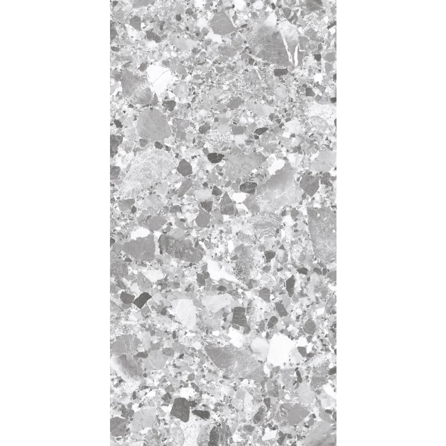 Керамогранит Creanza Terragona Silver Solido матовый с микрогранулами серый SL1004-A 120х60 см