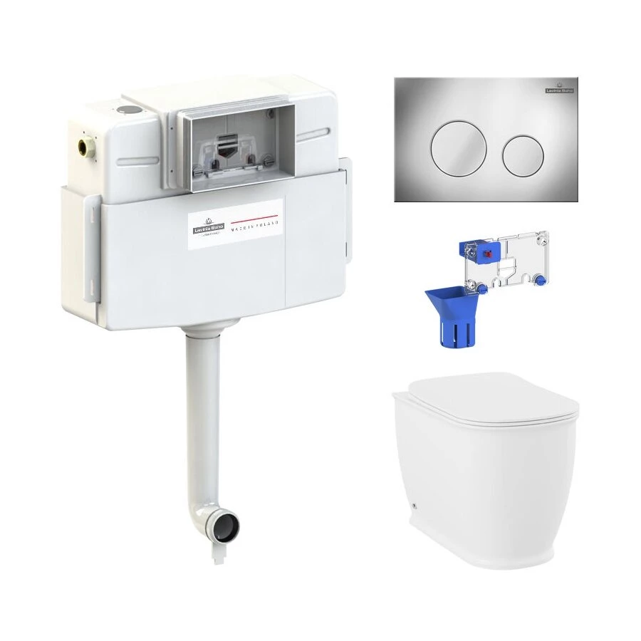 Унитаз Lavinia Boho Relfix Bell Pro 87060210 (комплект 5 в 1)