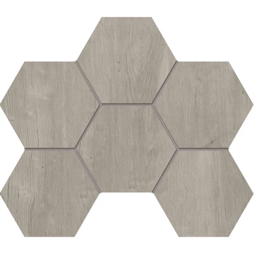 Мозаика Estima Soft Wood SF03 Hexagon неполированная 69413 28,5х25 см