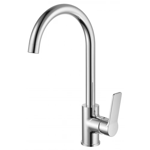 Смеситель для кухни с высоким поворотным изливом Rush Haiti HA1935-22 хром