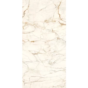 Керамогранит Ariostea Ultra Marmi Calacatta Macchia Vecchia Lucidato Shiny 6 мм глянцевый кремовый UM6L300575 300х150 см