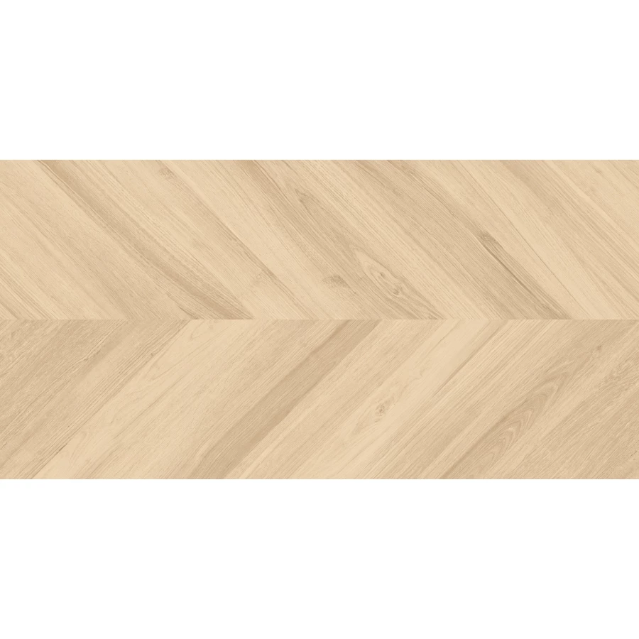 Керамогранит Laparet Wood Royal Almond Chevron матовый карвинг бежевый 120х60 см