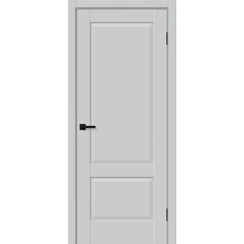 Межкомнатная дверь Bravo Прима-12 200x70 экошпон Prima полотно глухое цвет Grey Silk