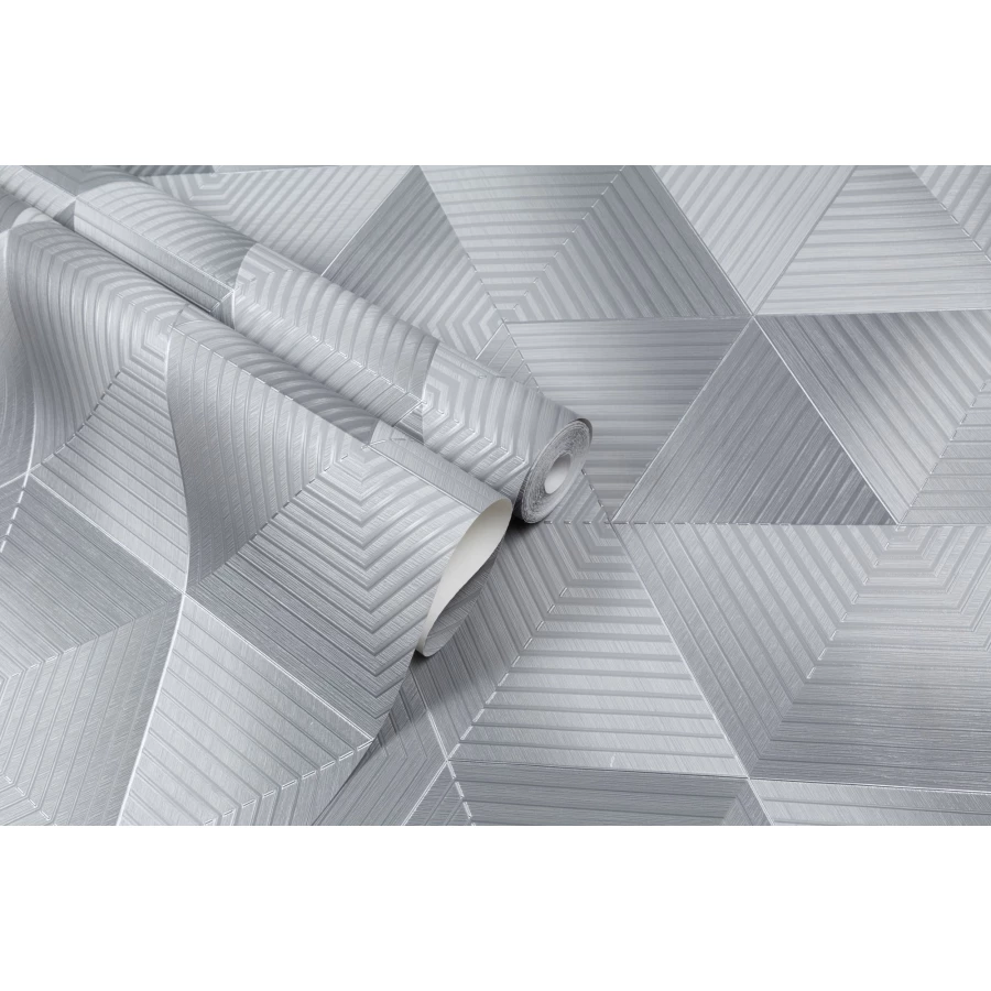 Обои флизелиновые Palitra Home Wood Line серый HC72259-44 1,06х10,05 м