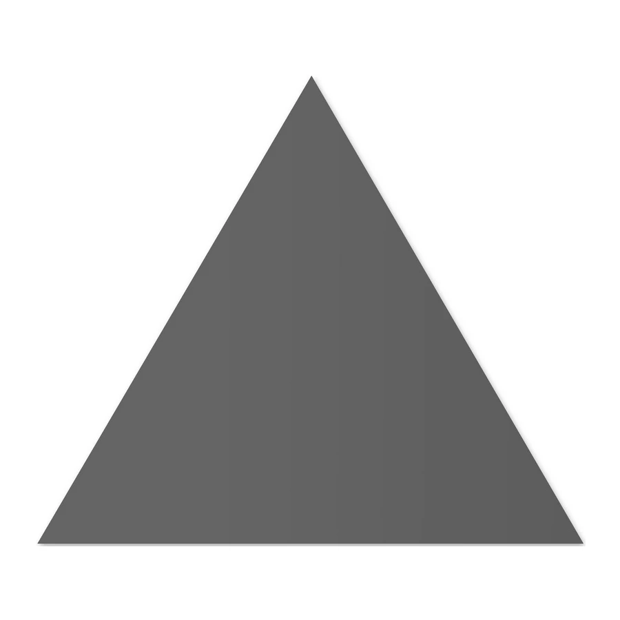 Керамогранит WOW Флор Тайлз Триангле Грапhите Матт / Floor Tiles Triangle Graphite Matt матовый серый 114039 23х20 см