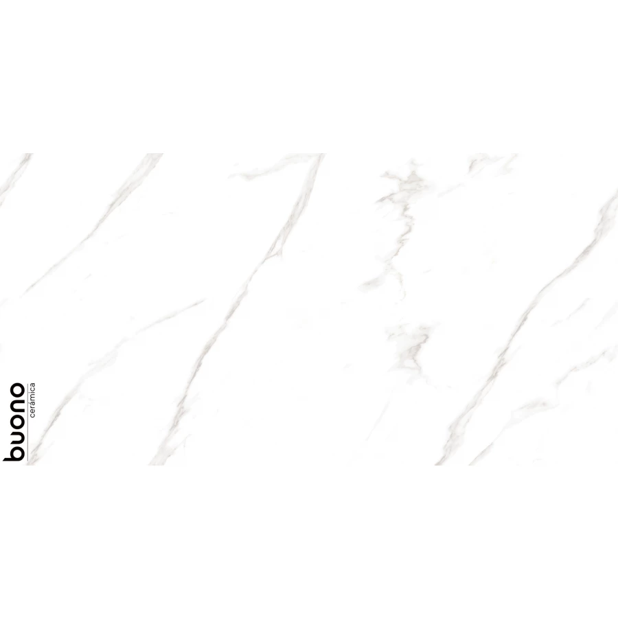 Керамогранит Buono Marble Carrara Livia Glossy белый M4401P 120х60 см