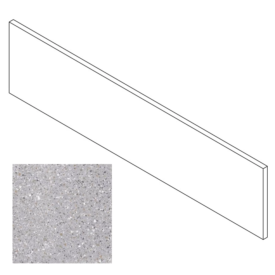 Подступенок Gresse Petra камень осколки матовый GRS02-08 60х14,5 см