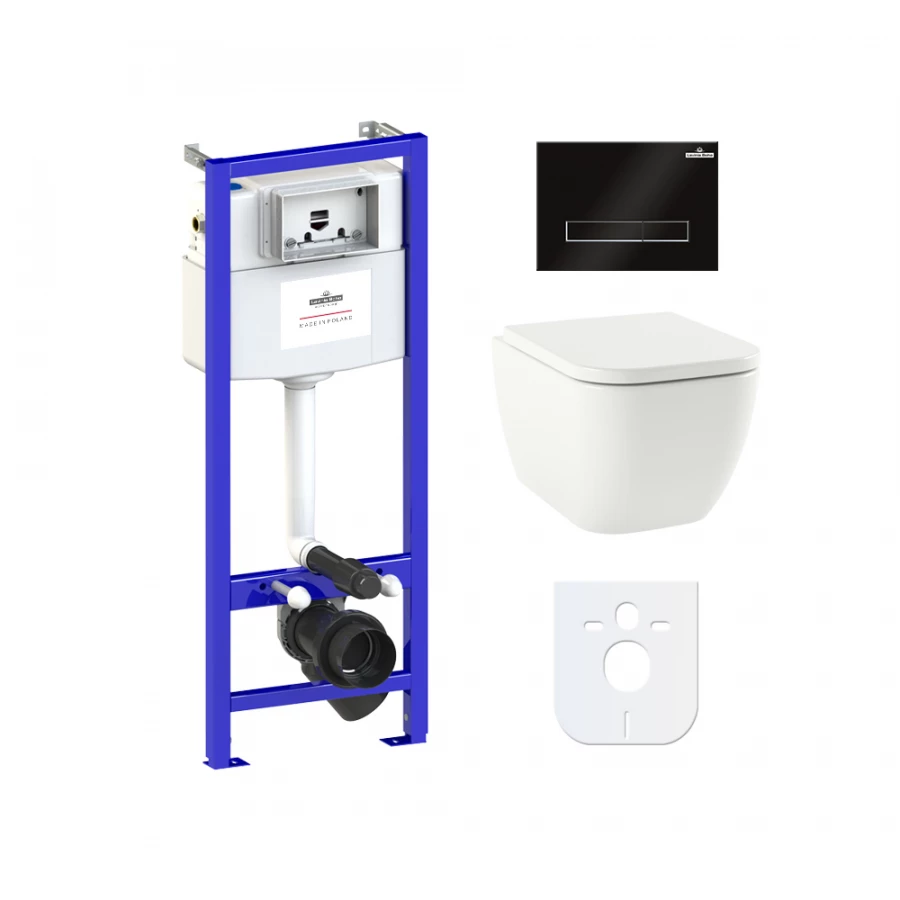 Унитаз Lavinia Boho Relfix One Rimless 77040082 (комплект 6 в 1)