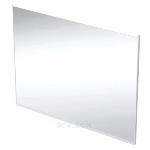 Зеркало с подсветкой Geberit Option Plus с прямым и непрямым освещением B 90 см H 70 см Серебристые оттенки Матированный алюминий 502.783.00.1