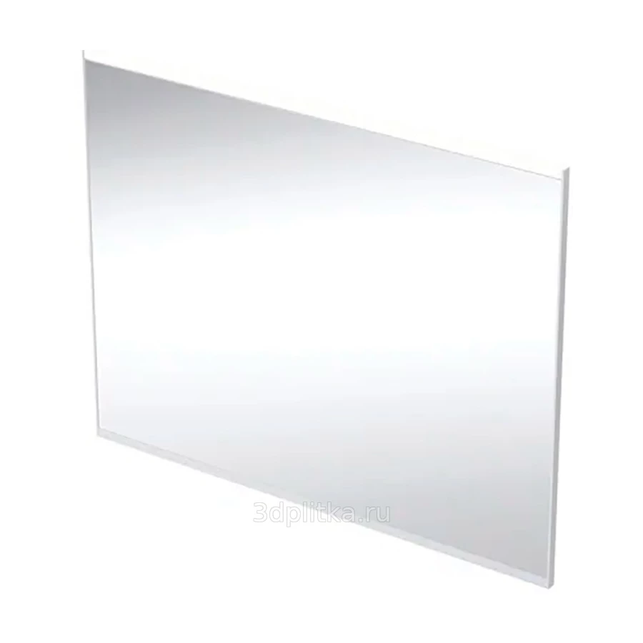 Зеркало с подсветкой Geberit Option Plus с прямым и непрямым освещением B 90 см H 70 см Серебристые оттенки Матированный алюминий 502.783.00.1