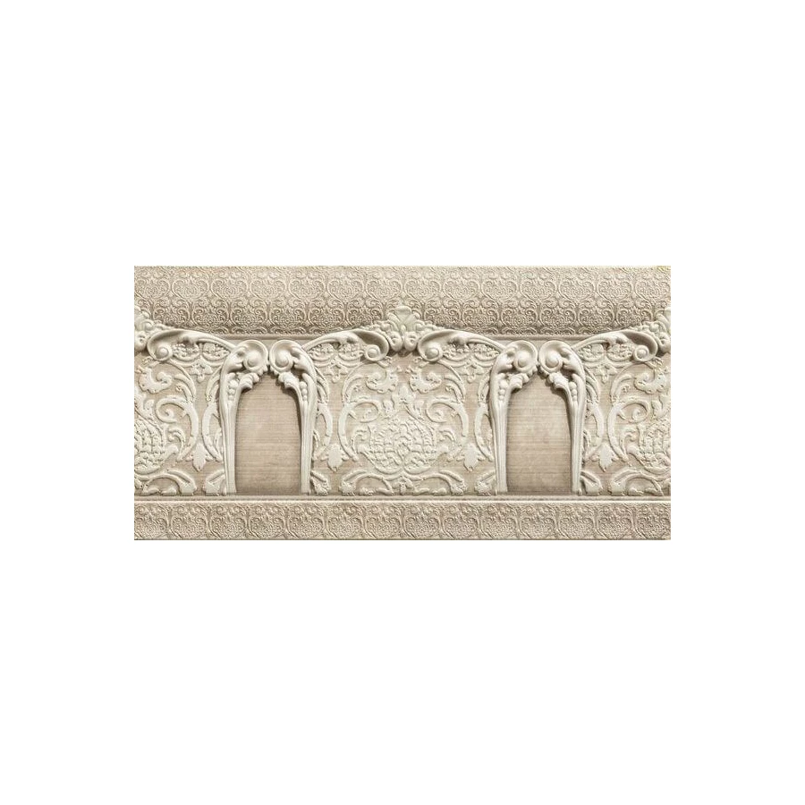 Плитка настенная Atlantic Tiles Mares Zocalo Hermitage Beige Плинтус матовый бежевый 29,5х15 см