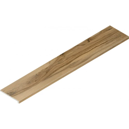 Ступень фронтальная из керамогранита Italon Аура Рисерва Нордик матовая бежевая 620070003183 160х33 см