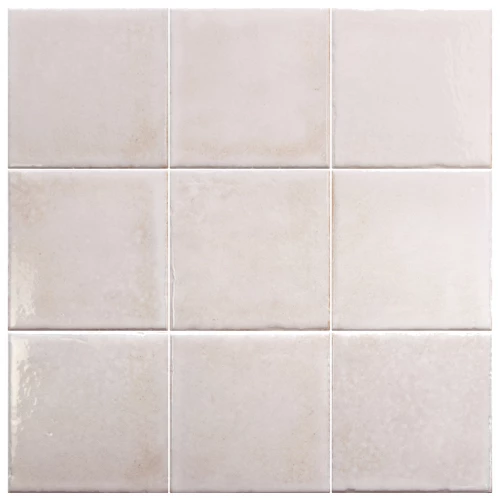 Керамогранит Equipe Bohemian Cotton глянцевый белый 32331 10x10 см