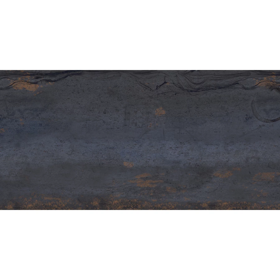 Керамогранит Laparet Cast Navy Полированный тёмно-синий 120х60 см