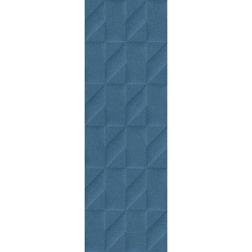 Плитка настенная Marazzi Outfit Blue Struttura Tetris 3D синий 25x76 см