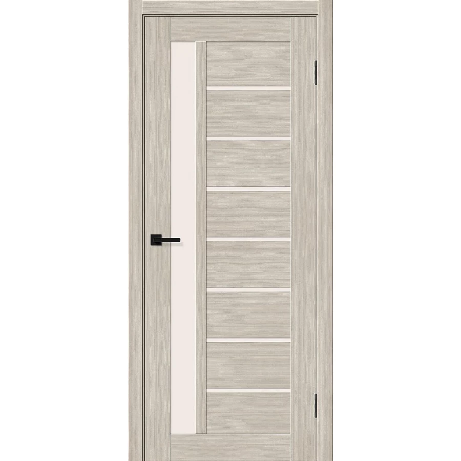 Межкомнатная дверь Bravo Браво-27 200x80 экошпон Bravo X полотно Magic Fog цвет Cream Melinga